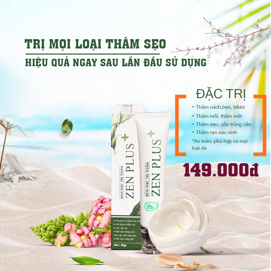 [Chính hãng] Kem thâm, sẹo Zenplus+ - Xua tan thâm, sẹo, nám an toàn - Mua 2 tặng 2 mặt nạ dưỡng da cao cấp | BigBuy360 - bigbuy360.vn