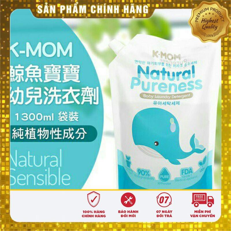 NƯỚC GIẶT VẢI - NƯỚC XẢ VẢI HỮU CƠ (ORGANIC) KMOM HÀN QUỐC