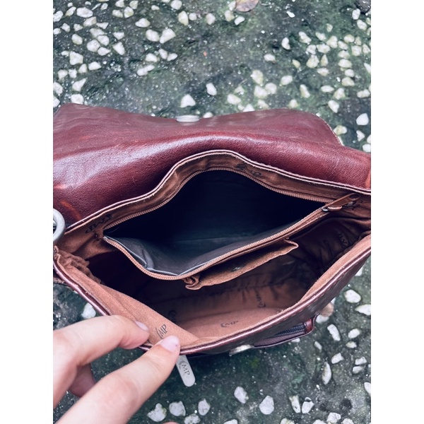 SALE- túi si da mộc cổ unisex