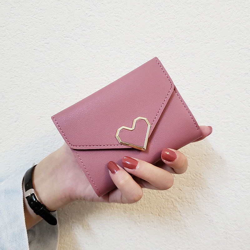 Ví nữ đựng tiền nhiều ngăn 132 chất da retro phong cách thanh lịch