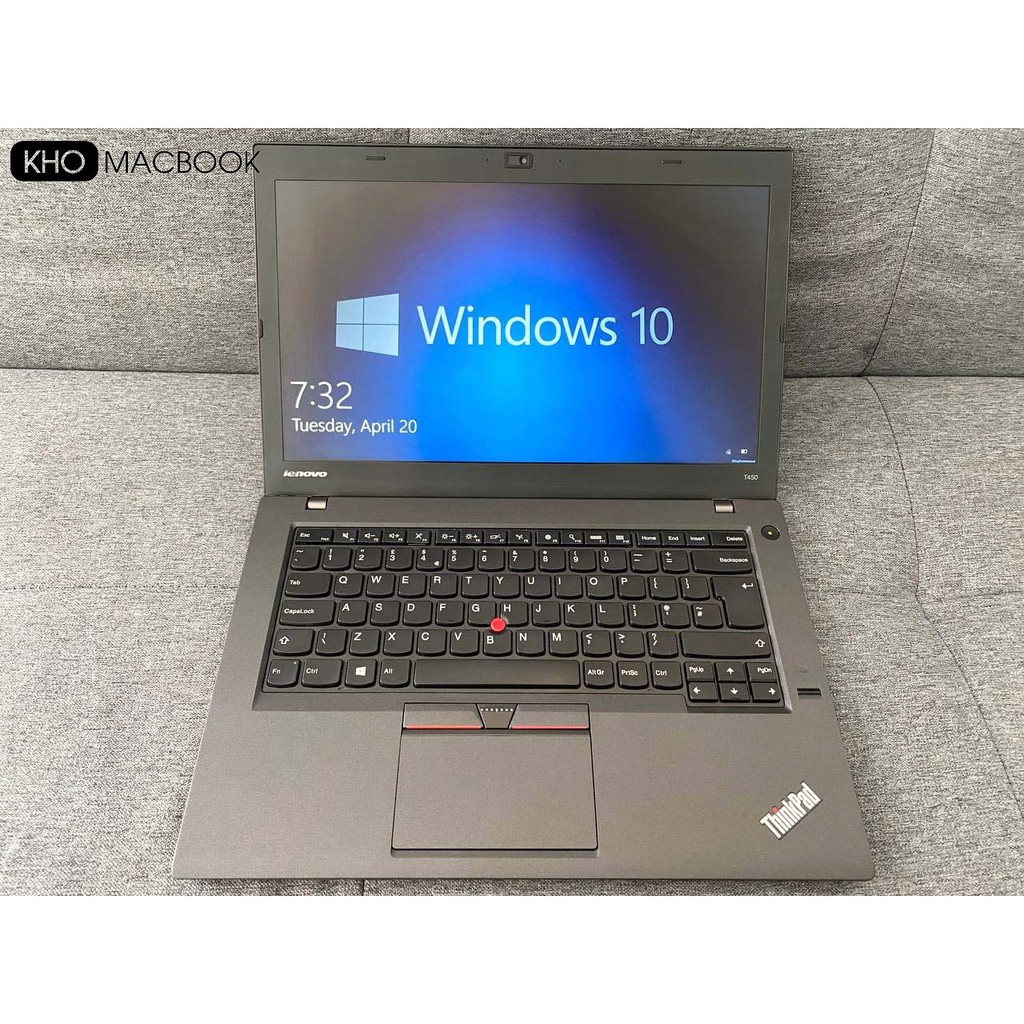 Thinkpad T450 Core i7-5600U, RAM 8GB,  SSD 256GB,  Màn 14 inch, [BẢO HÀNH 3 - 12 THÁNG] Hàng Chuẩn Mới 99%