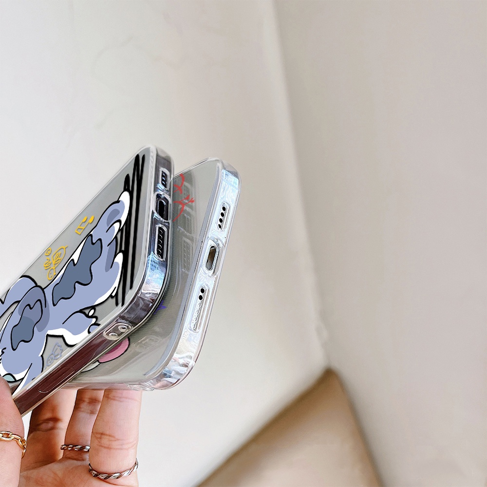 Ốp Điện Thoại Silicon Mềm Trong Suốt Họa Tiết Quái Vật Hoạt Hình Cho IPhone 11 12 13 Pro Max Mini XS Max X Xr 4 5 6 7 8 S + SE 2020