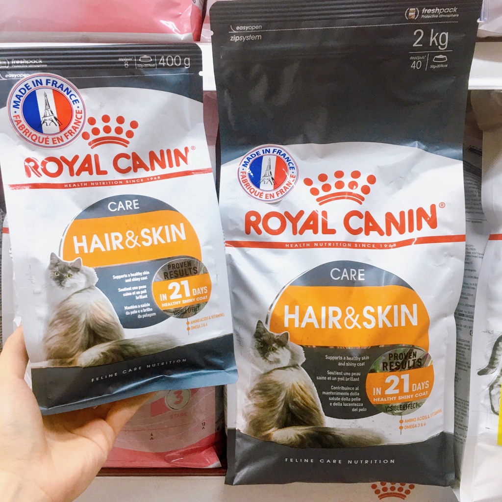 Royal Canin Hair &amp; Skin Care Thức Ăn Hạt Chăm Sóc Da Lông Cho Mèo