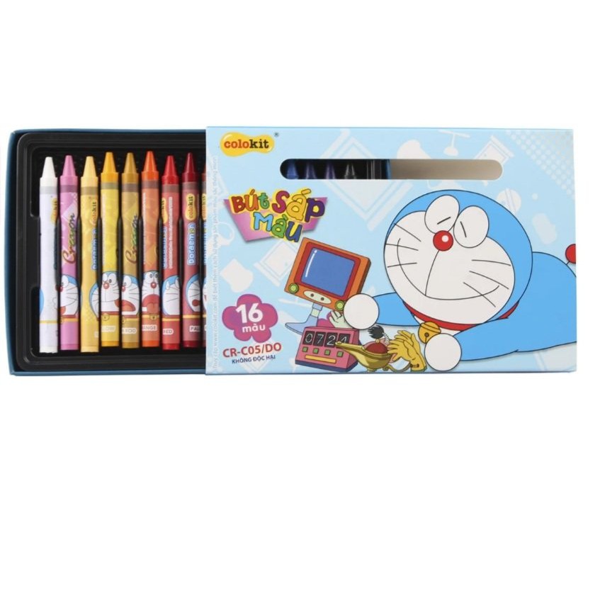 Sáp màu Colokit Doraemon CR-C05/DO  hàng có kiểm tra chất lượng và an toàn