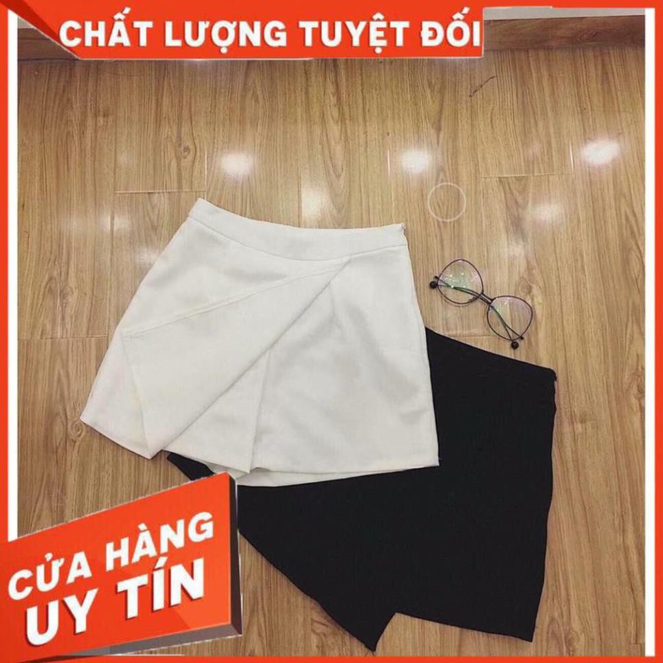 quần giả váy vạt chéo