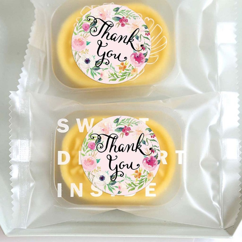 Bộ 500 miếng dán in chữ Thank You for Your Business độc đáo trang trí sổ tay