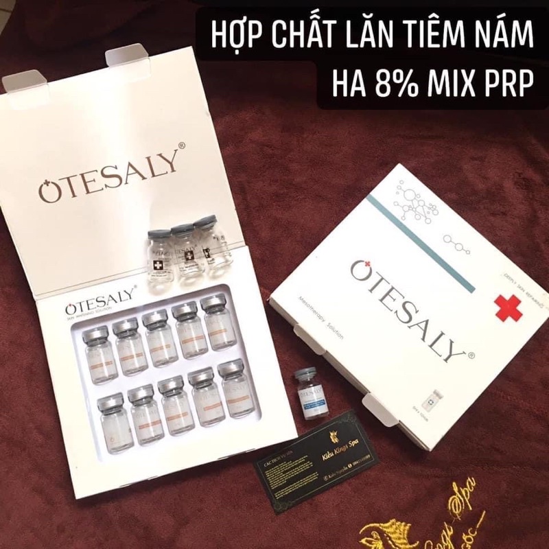 Otesaly HA 8% Tiêm meso PrP trắng da Cấp nước Căng bóng
