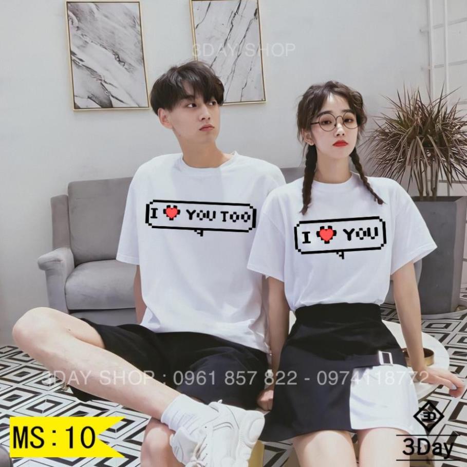 ÁO ĐÔI BAO NGẦU ILOVEYOU (GIÁ TRÊN CHỈ BAO GỒM 1 ÁO)