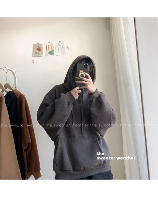 Áo hoodie nỉ bông trơn | WebRaoVat - webraovat.net.vn