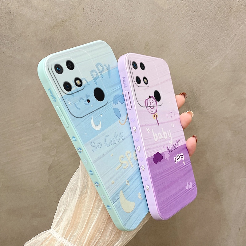Vỏ Redmi 10c Ốp Lưng Tranh Sơn Dầu Vỏ Điện Thoại Dễ Thương Bảo Vệ Camera Full Coverag Họa Tiết Bên Ốp Lưng Điện Thoại Vỏ Mềm Vỏ Điện Thoại