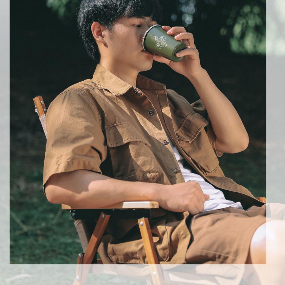 Ly Uống Nước Bằng Thép Không Gỉ Tiện Dụng Cho Cắm Trại