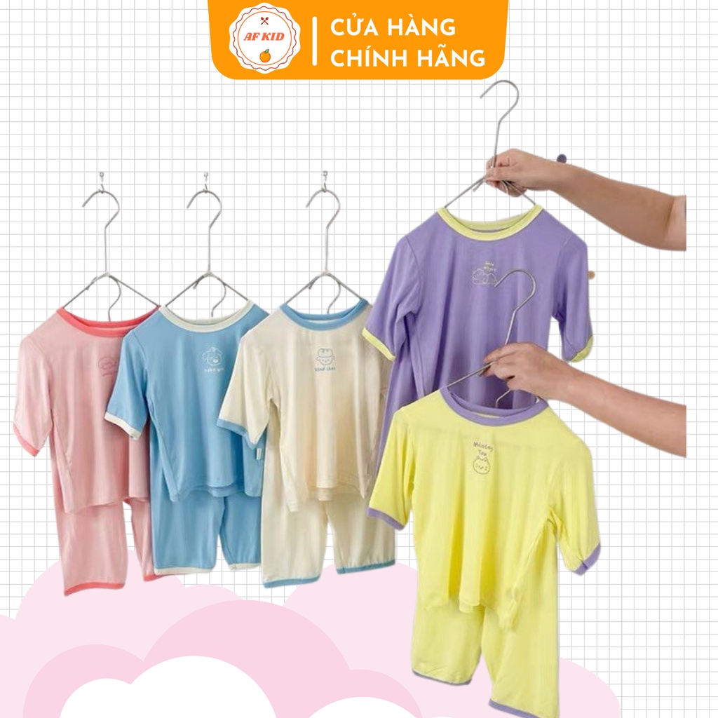Bộ Quần Áo Trẻ Em Minky Mom Lửng Lovely Nhiều Màu Cho Bé Chất Thun Lạnh Siêu Mềm Mịn Mát