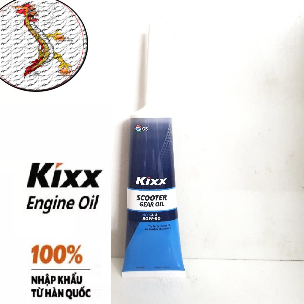 [Chính hãng] Nhớt Hộp Số Xe Ga Cao Cấp KIXX Scooter Gear SAE 80W90, nhớt lap xe tay ga KIXX 120ml nhập khẩu Hàn Quốc