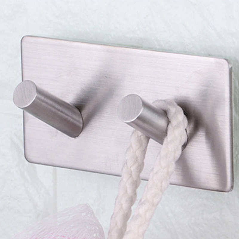 Móc Treo Đồ Bằng Thép Không Gỉ Dán Tường Chịu Được Sức Nặng Không Cần Đục Lỗ Cho Nhà Bếp Nhà Tắm