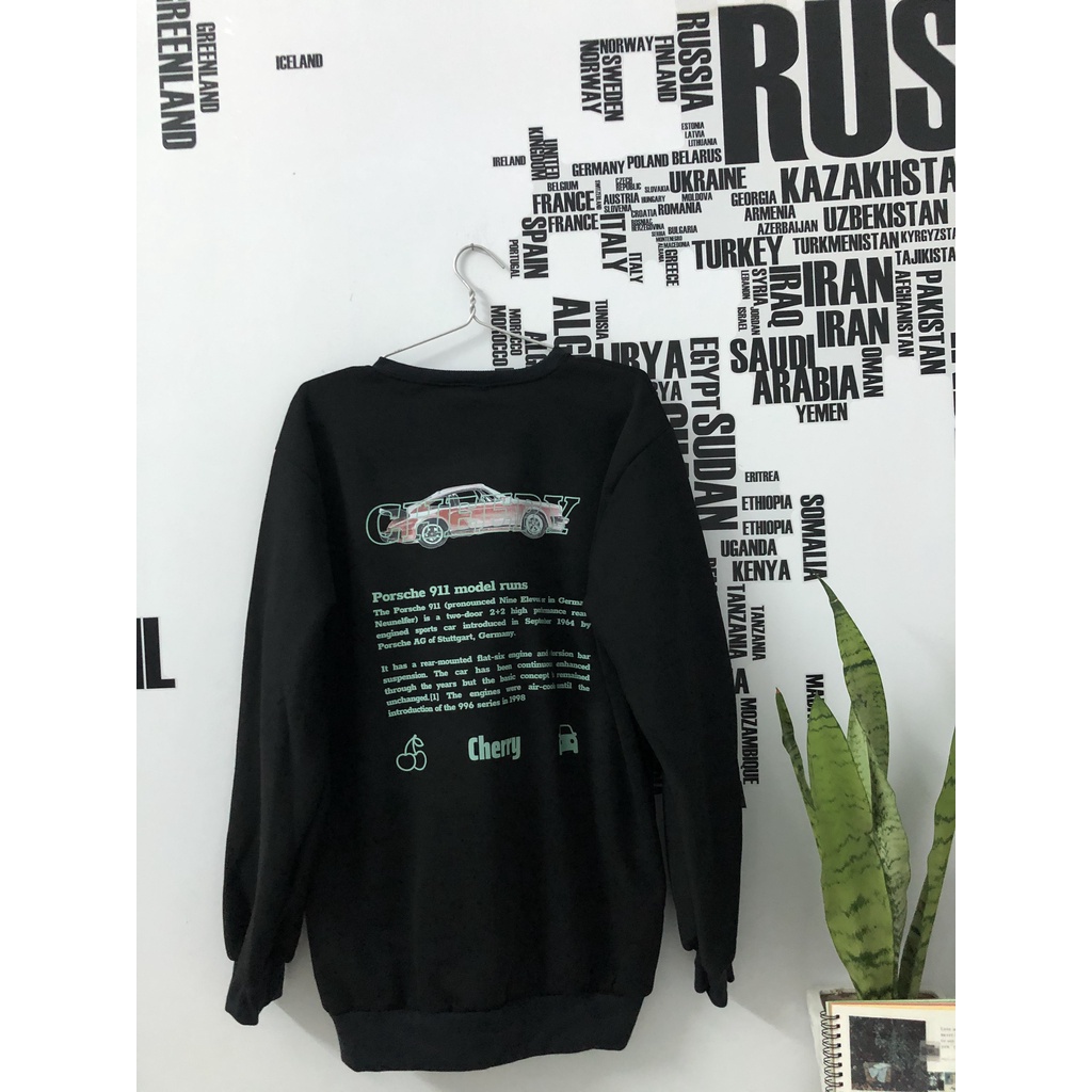 Áo Sweater Nỉ Cotton Dày, Áo Sweater Cherry Kendall Nam Nữ Phong Cách Unisex,Hàn Quốc, Có Kèm Hình | BigBuy360 - bigbuy360.vn