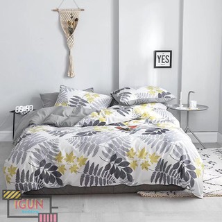 set DƯƠNG XỈ XÁM bộ Chăn Ga Gối 4 món COTTON ORGANIC 100% nhập khẩu HÀN QUỐC