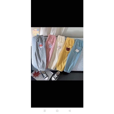 Quần bomber tăm bo gấu cho bé trai và bé gái