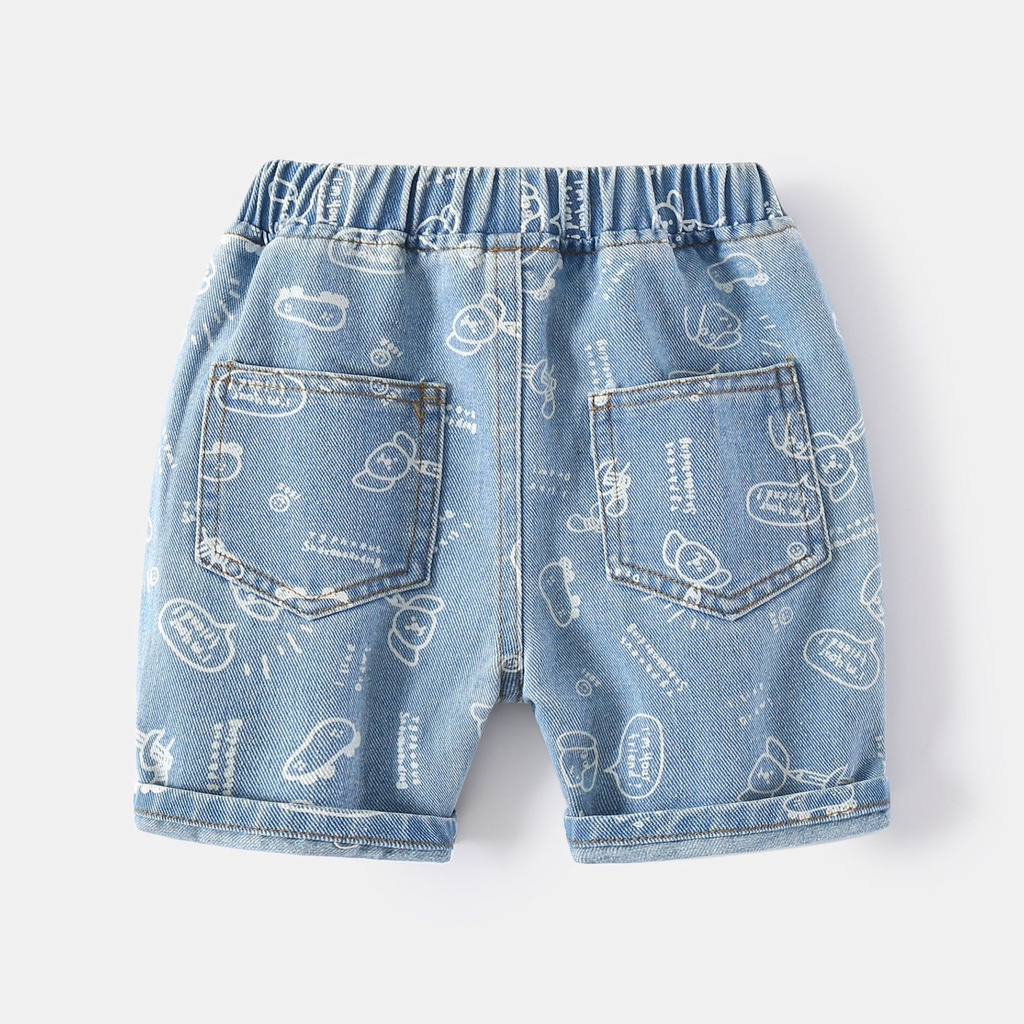 Quần Jean bé trai WELLKIDS quần short cho bé nhiều mầu (3313)