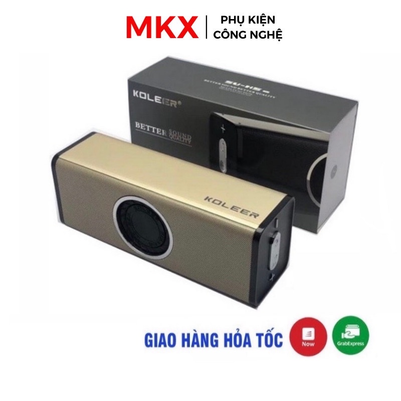 [Mã ELHACE giảm 4% đơn 300K] [ BH 12 tháng ] Loa bluetooth Koleer H5 chính hãng siêu Bass