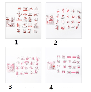 Set 40 Sticker Dán Trang Trí Dễ Thương