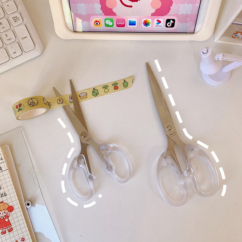 Kéo Cắt Giấy Di Động 1Pc 12cm / 14cm / 16cm