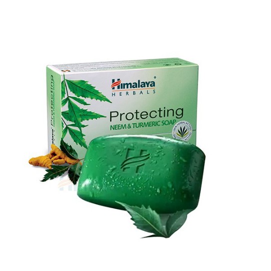 Xà phòng giảm mụn lưng Himalaya neem và nghệ tây 75g