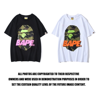BAPE Camouflage Great Ape Short Sleeve áo thun tay ngắn