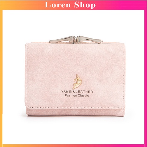 Ví nữ mini cao cấp , Ví nữ cầm tay nhỏ gọn nhiều ngăn thời trang đẹp đựng thẻ họa tiết dễ thương cute tiện lợi VN64