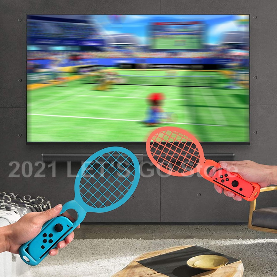 Switch OLED Túi Srorage Case 2 Tay cầm 2 Vỏ bọc Quần vợt Vợt 2 Tay Grip 6 cho Các phụ kiện Game của Nintendo Switch