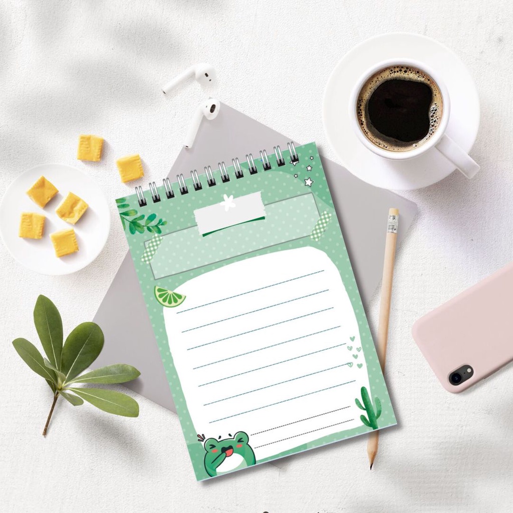 Sổ tay ghi chép từ vựng, lập kế hoạch lịch trình tiện lợi, có thể xé rời size 14.5x10cm