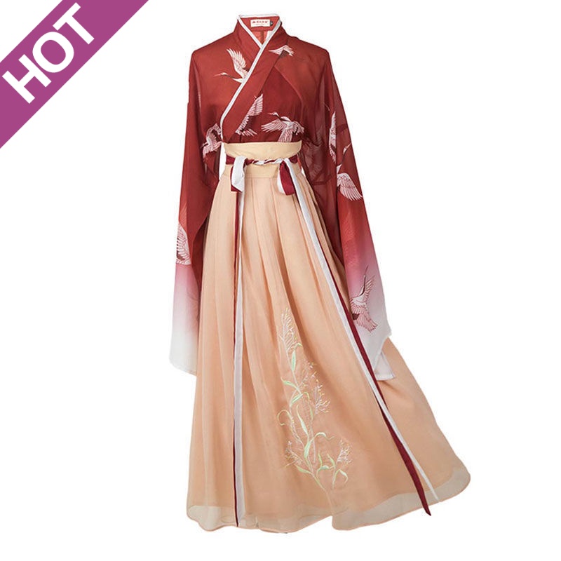 Bộ Hán Phục Hóa Trang Tiên Nữ Xinh Xắn Dễ Thương