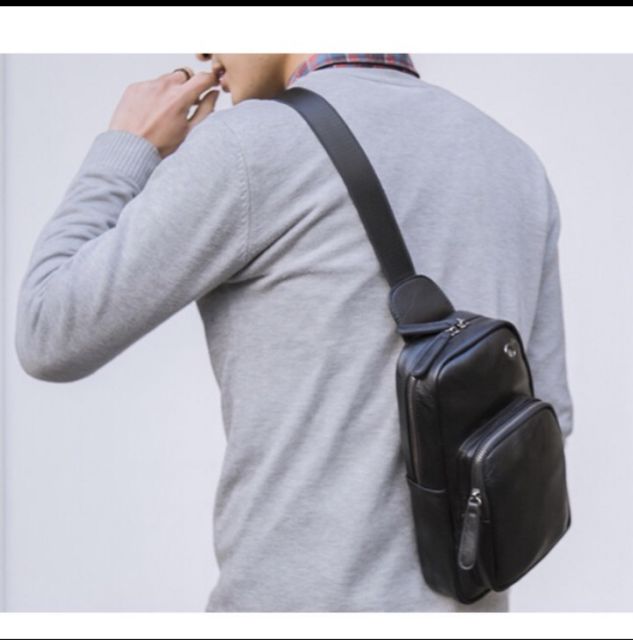 👩‍🎨👮‍♂️👩‍🎨Ảnh thật ! Túi chéo da thời trang nam nữ cao cấp có lỗ tai nghe - tuicheo TLTC00074 | BigBuy360 - bigbuy360.vn