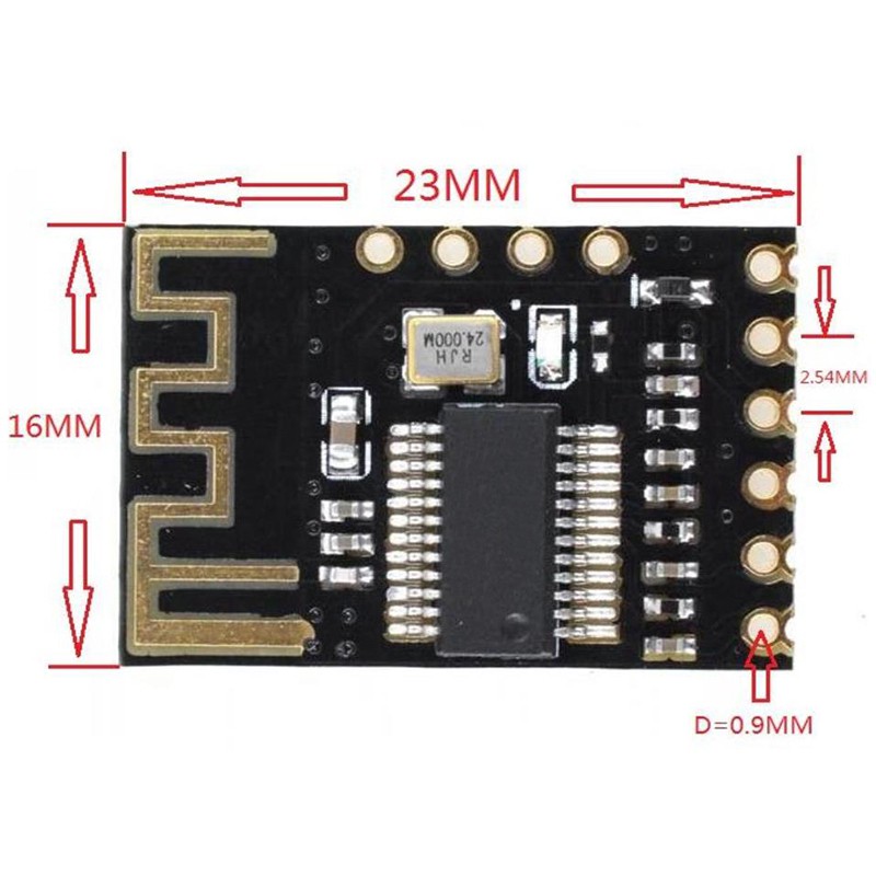 Mô-đun âm thanh Bluetooth không dây 4.2 MX8 âm thanh HiFi nổi
