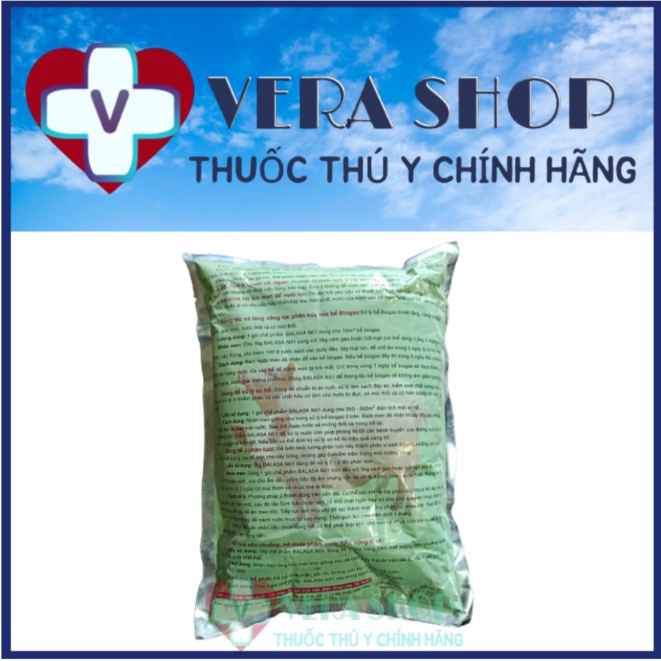 BALASA N01 1KG - Đệm lót chuồng nuôi gà, lợn