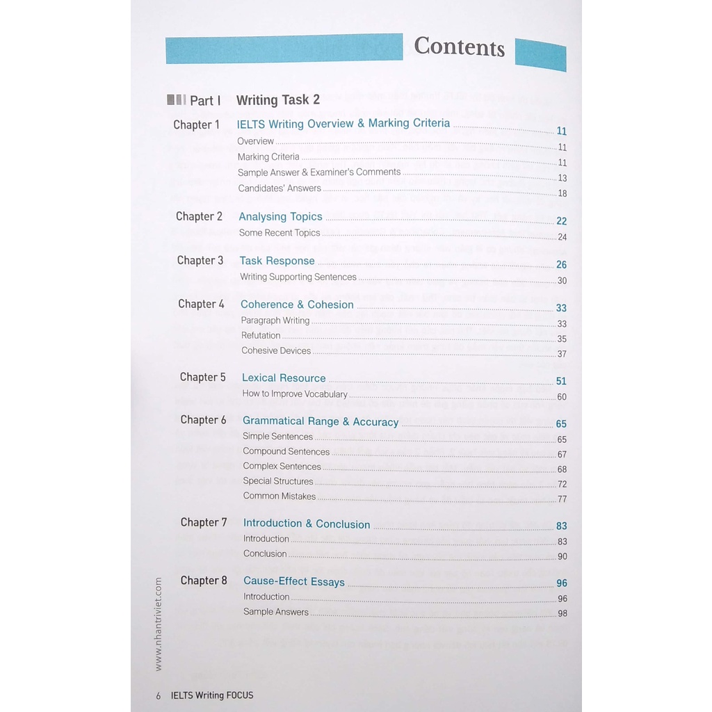Sách Ielts Writing Focus