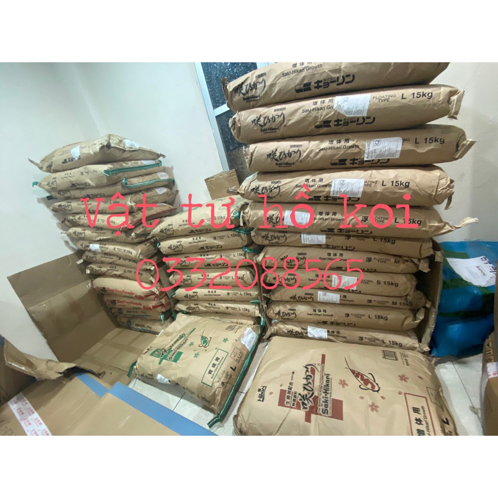 Thức Ăn Cao Cấp HIKARI Nhật Bản Hạt Cám Nổi Bao 15Kg Dành Cho Cá Koi