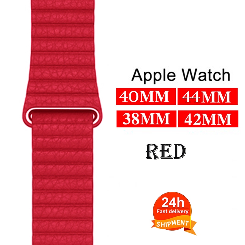 Dây đeo da thật cho đồng hồ Apple series 5/4/3/2/142 Mm 38 Mm 44 Mm 40 Mm