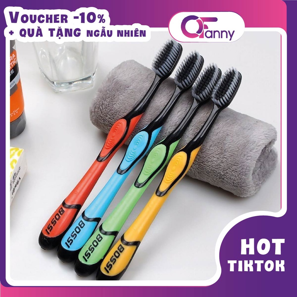 Bàn chải răng than tre hoạt tính Hàn Quốc Bossi 921 giá sỉ HCM