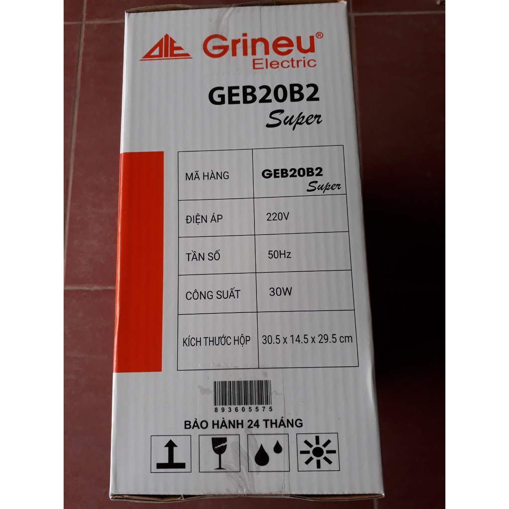 QUẠT THÔNG GIÓ Grineu GEB20B2 và GEP12B