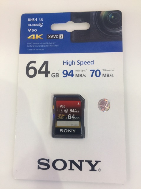 Thẻ nhớ sony 4k -64gb