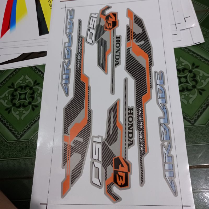 Tem rời AB 2021 cam xám