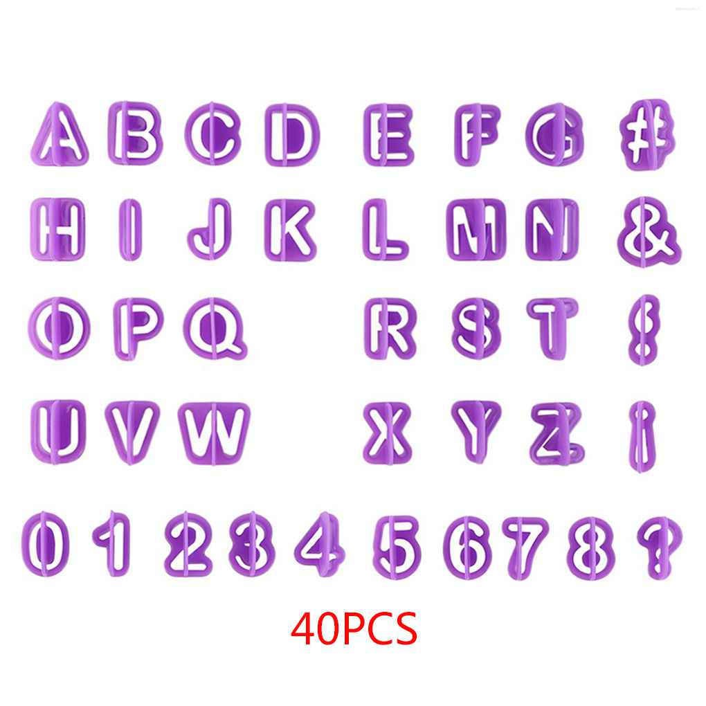 Bộ 40 Khuôn Làm Bánh Hình Chữ Cái