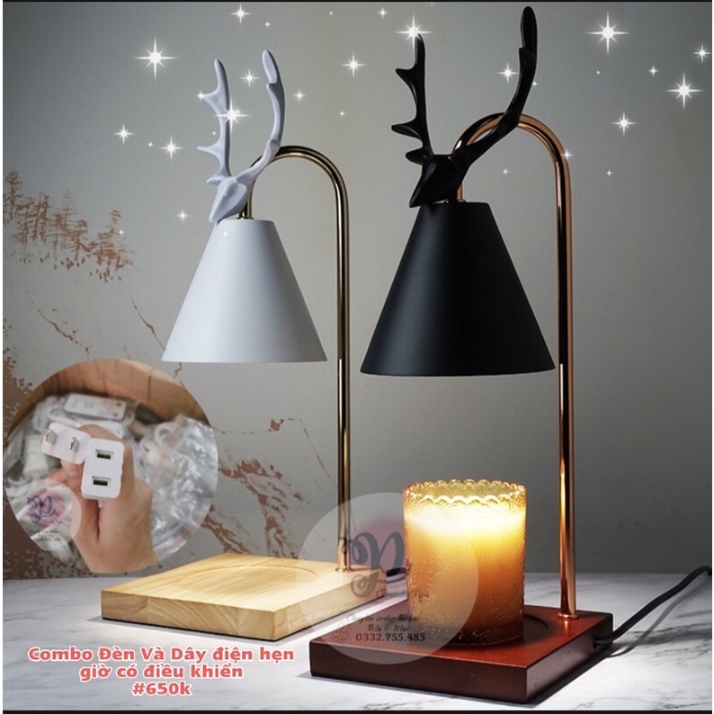 Đèn đốt nến classic tặng dây hẹn giờ có bộ điều khiển
