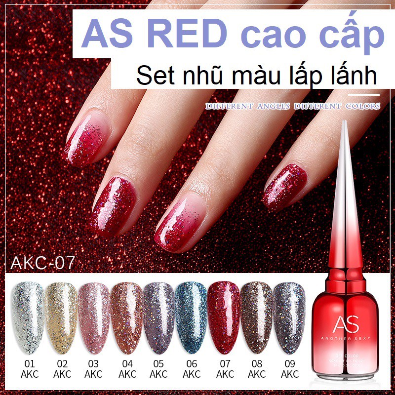 Sơn gel AS RED | Mã AKC | Nhũ Kim Tuyến
