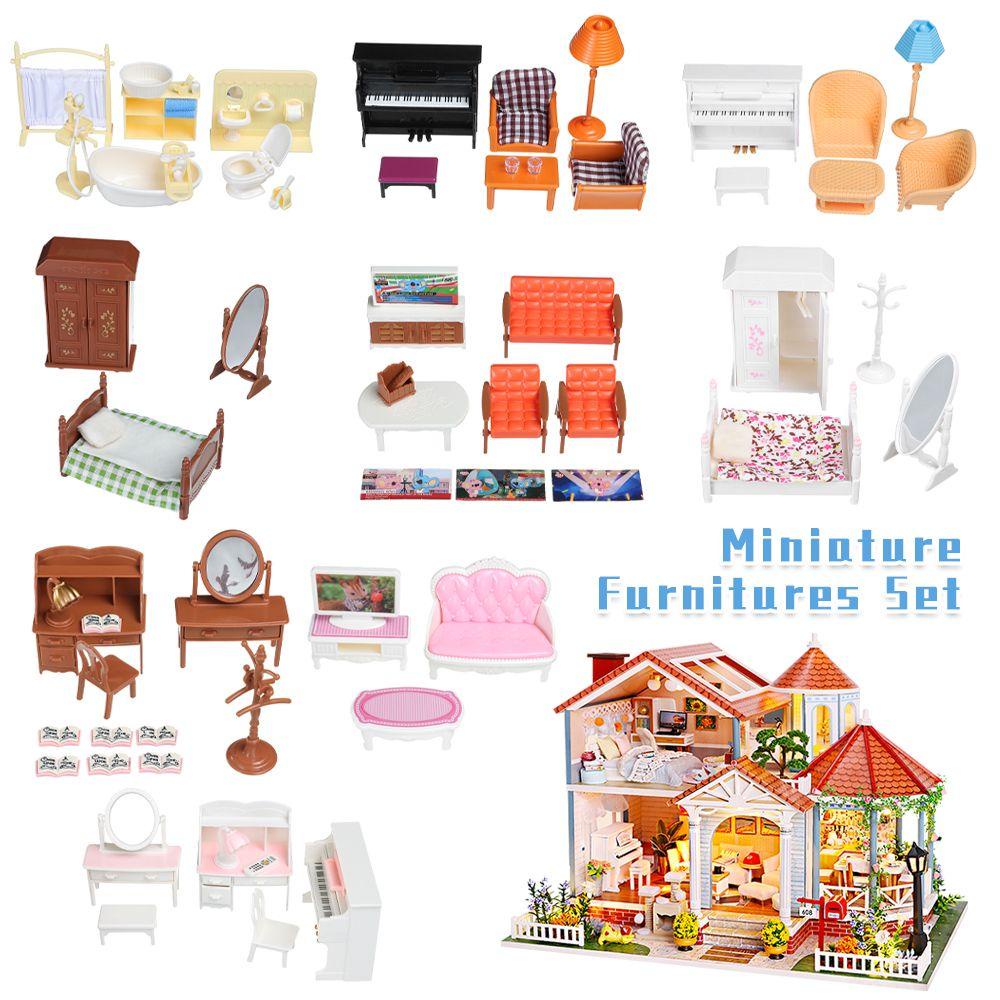 LAYOR1 1 Bộ Nội Thất Mini Tỉ Lệ 1: 12 Trang Trí Tiểu Cảnh Sân Vườn