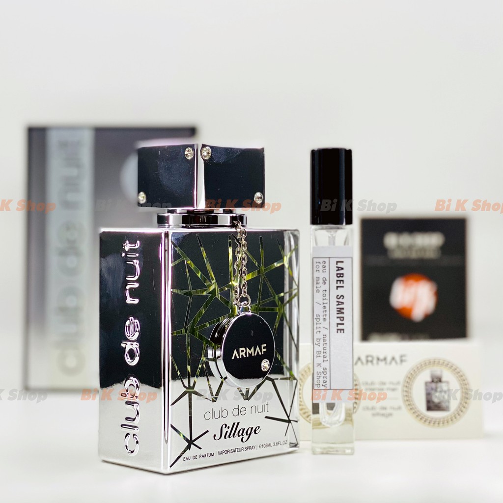 Bi K Shop - Nước hoa nam Armaf Club De Nuit Sillage EDP [Mẫu thử] | BigBuy360 - bigbuy360.vn