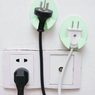 Bộ 2 kẹp giữ phích cắm gắn tường