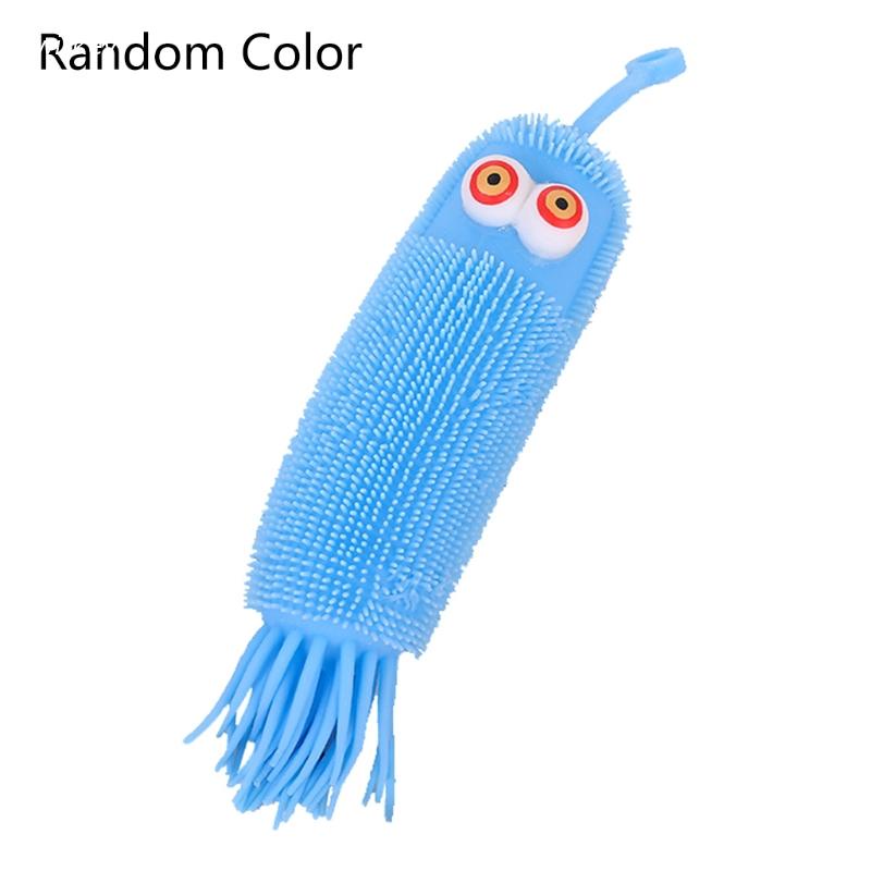 Đồ Chơi Nắn Bóp Hình Con Sâu Bướm Màu Dạ Quang Giảm Căng Thẳng