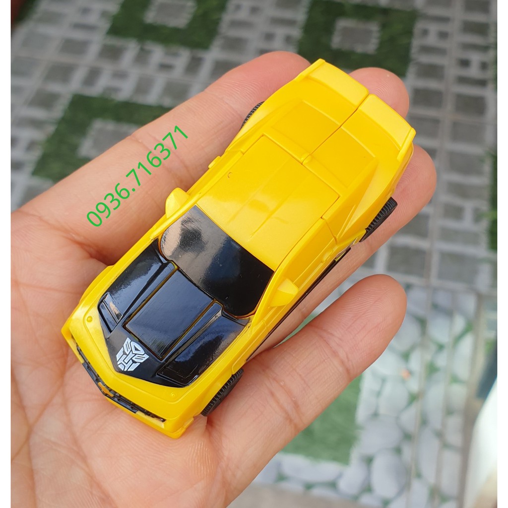 Robot Mini biến hình Bumblebee Mini cao 7cm, màu vàng nhiều bước Transformers - Hasbro