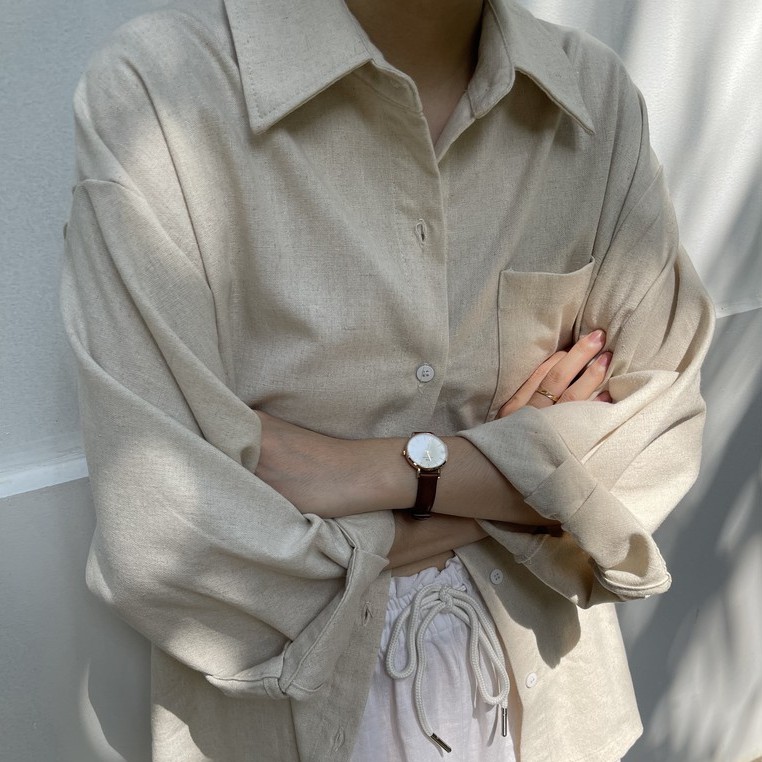 AMEGON Áo sơ mi linen cao cấp OASIS SHIRT - SIGNATURE LINE